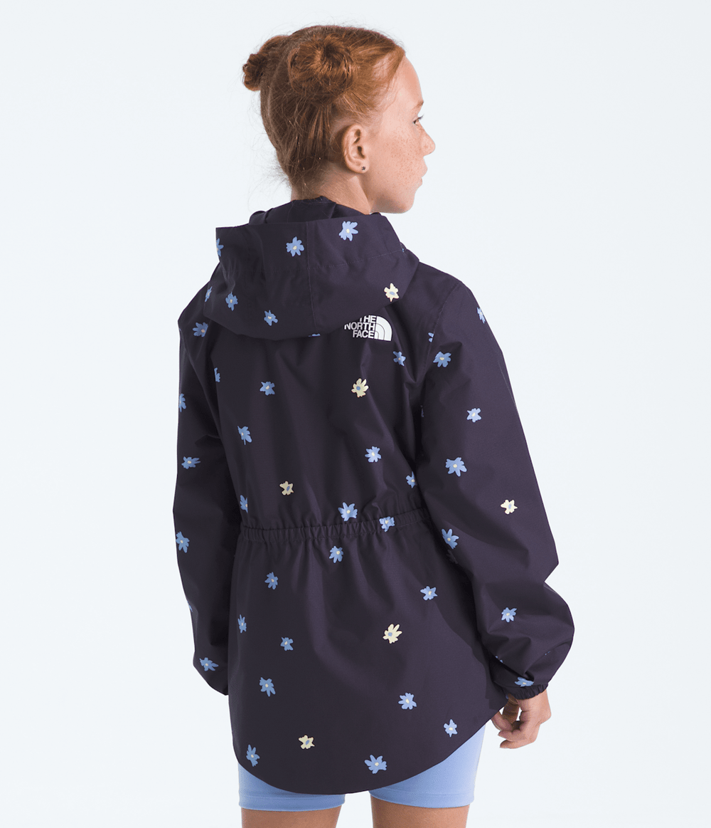 Girls’ Antora Rain Jacket—Print - Endless Dusk Simple Flower
