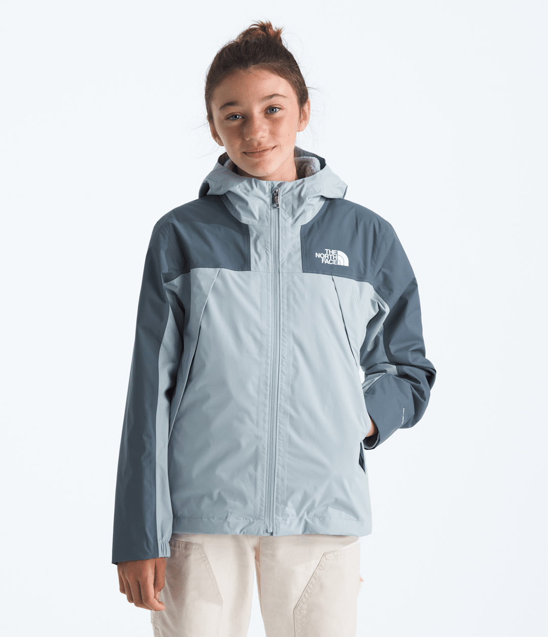 Boys’ & Girls’ Antora Triclimate™ - Frost Grey-Granite Grey