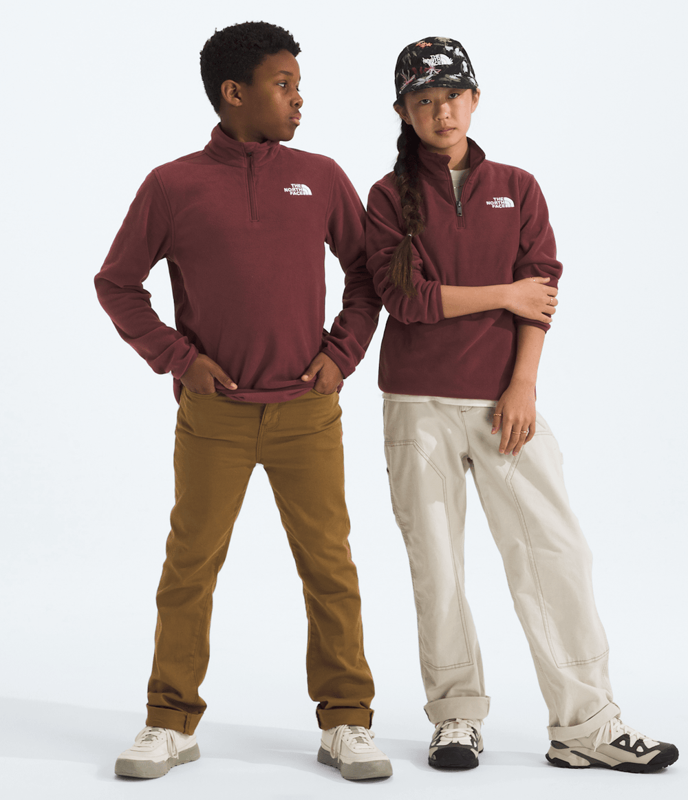 Boys’ & Girls’ Glacier ¼-Zip Pullover - Sumac