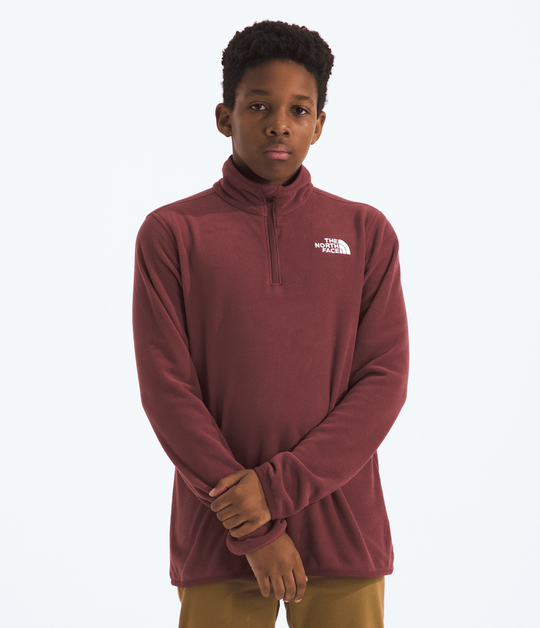 Boys’ & Girls’ Glacier ¼-Zip Pullover - Sumac