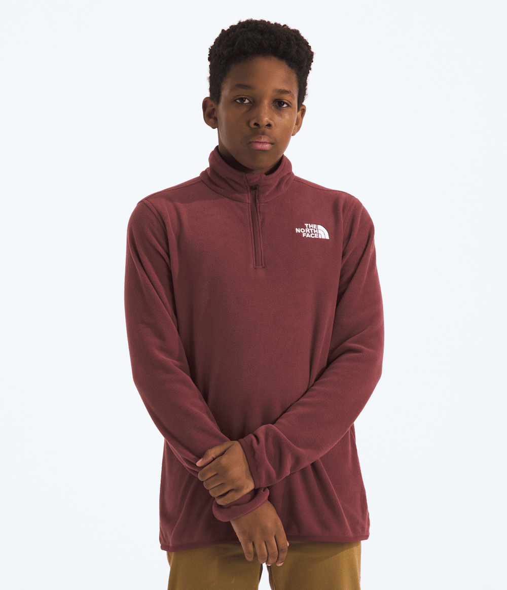 Boys’ & Girls’ Glacier ¼-Zip Pullover - Sumac