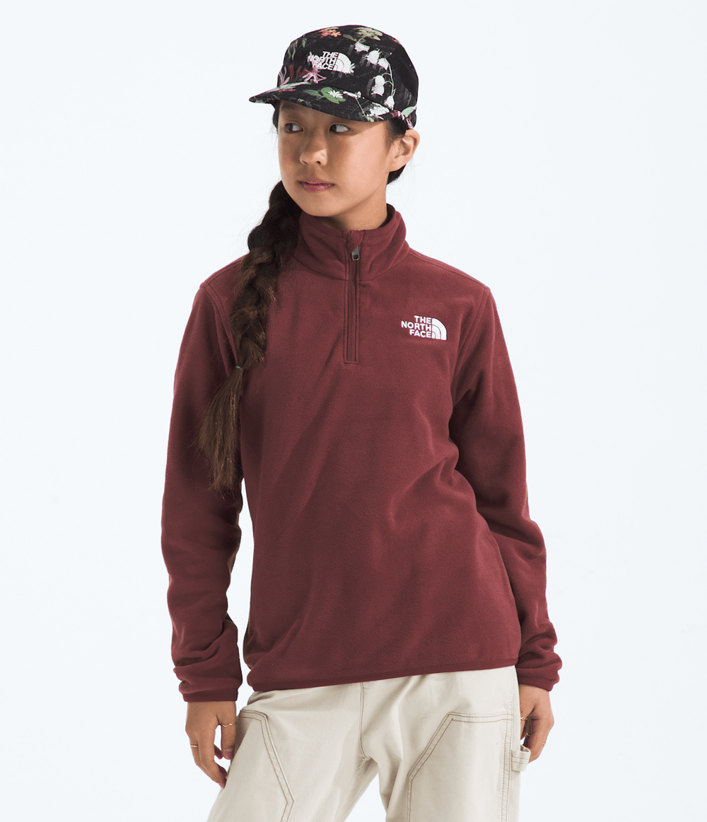 Boys’ & Girls’ Glacier ¼-Zip Pullover - Sumac