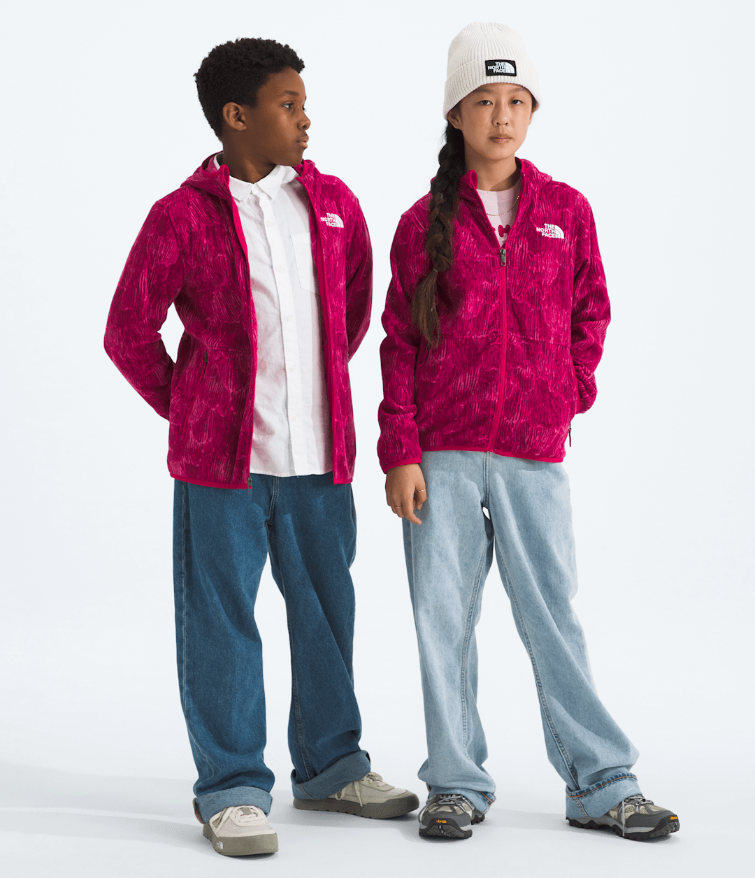 Boys’ & Girls’ Glacier Full-Zip Hoodie—Print - Lali Guran Regenerative
