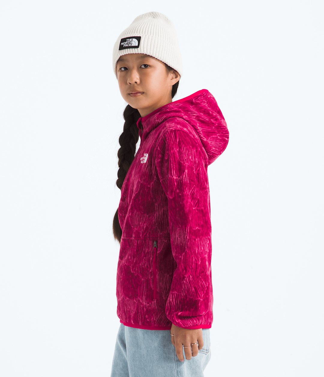 Boys’ & Girls’ Glacier Full-Zip Hoodie—Print - Lali Guran Regenerative