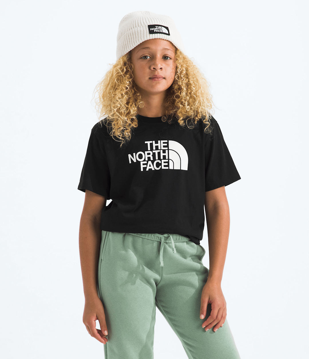 Boys’ & Girls’ Evolution Half Dome Short-Sleeve Tee - TNF Black