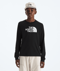 Boys’ & Girls’ Evolution Half Dome Long-Sleeve Tee - TNF Black