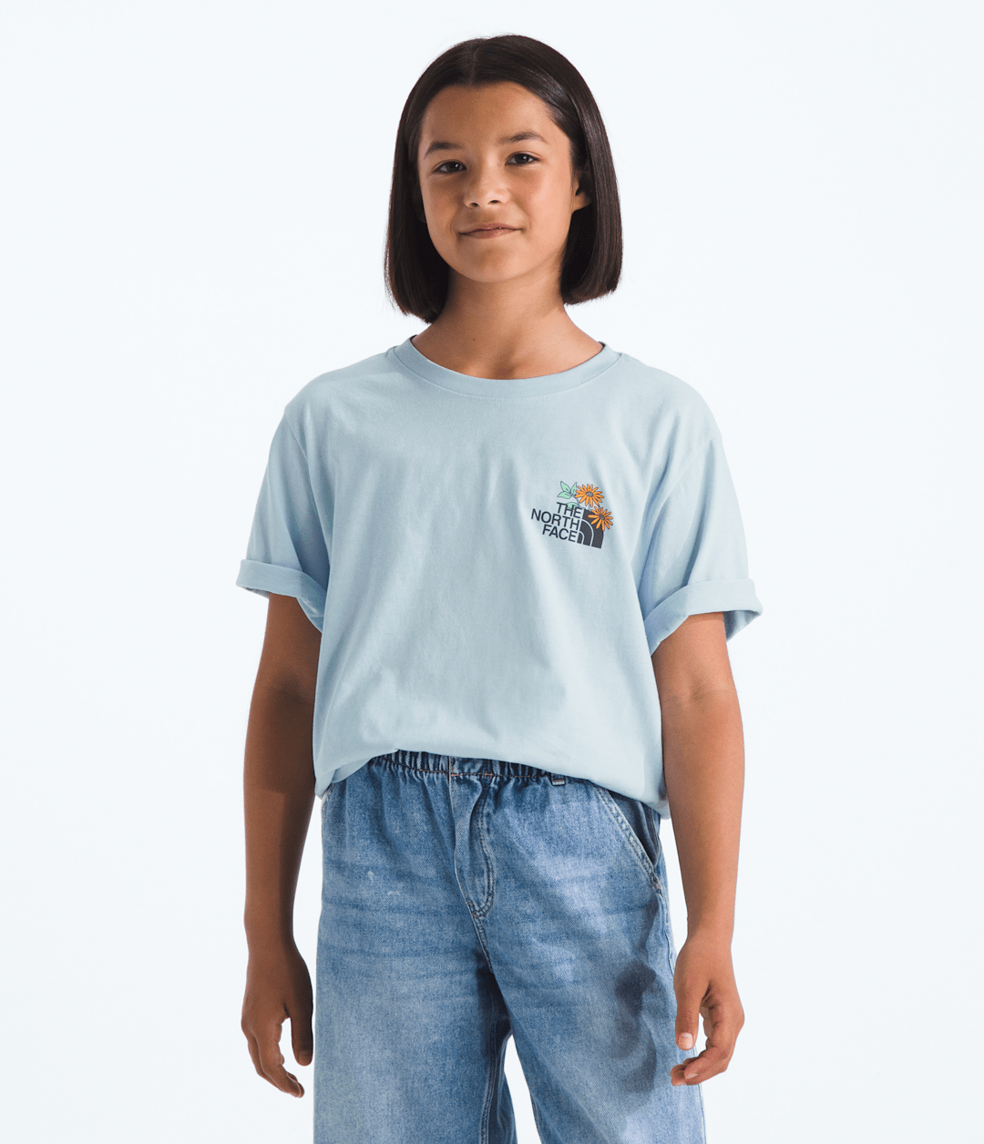 Boys’ & Girls’ Evolution Flora Short-Sleeve Tee—Graphic - Polar Haze