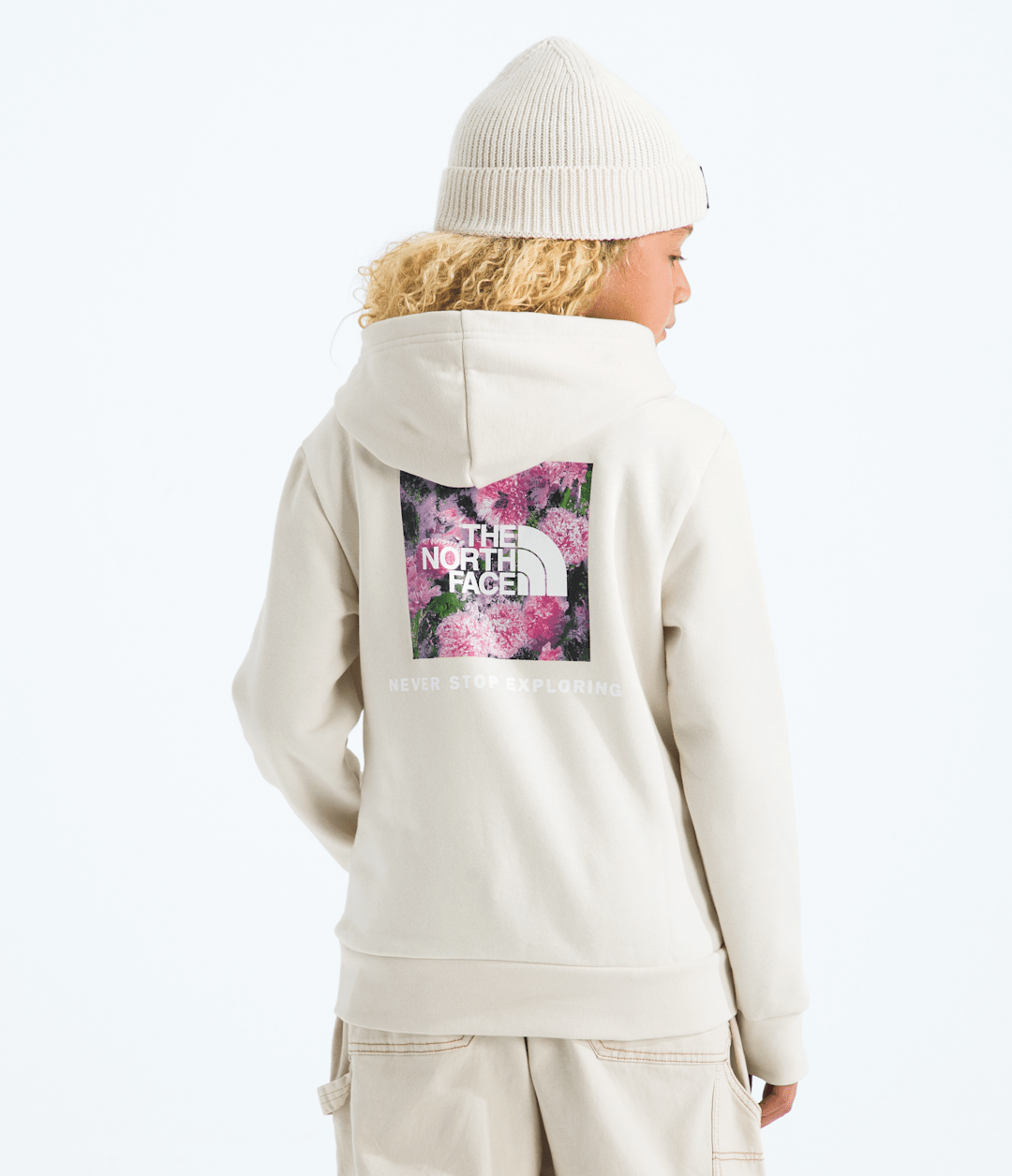 Boys’ & Girls’ Evolution Box NSE Pullover Hoodie—Graphic - White Dune