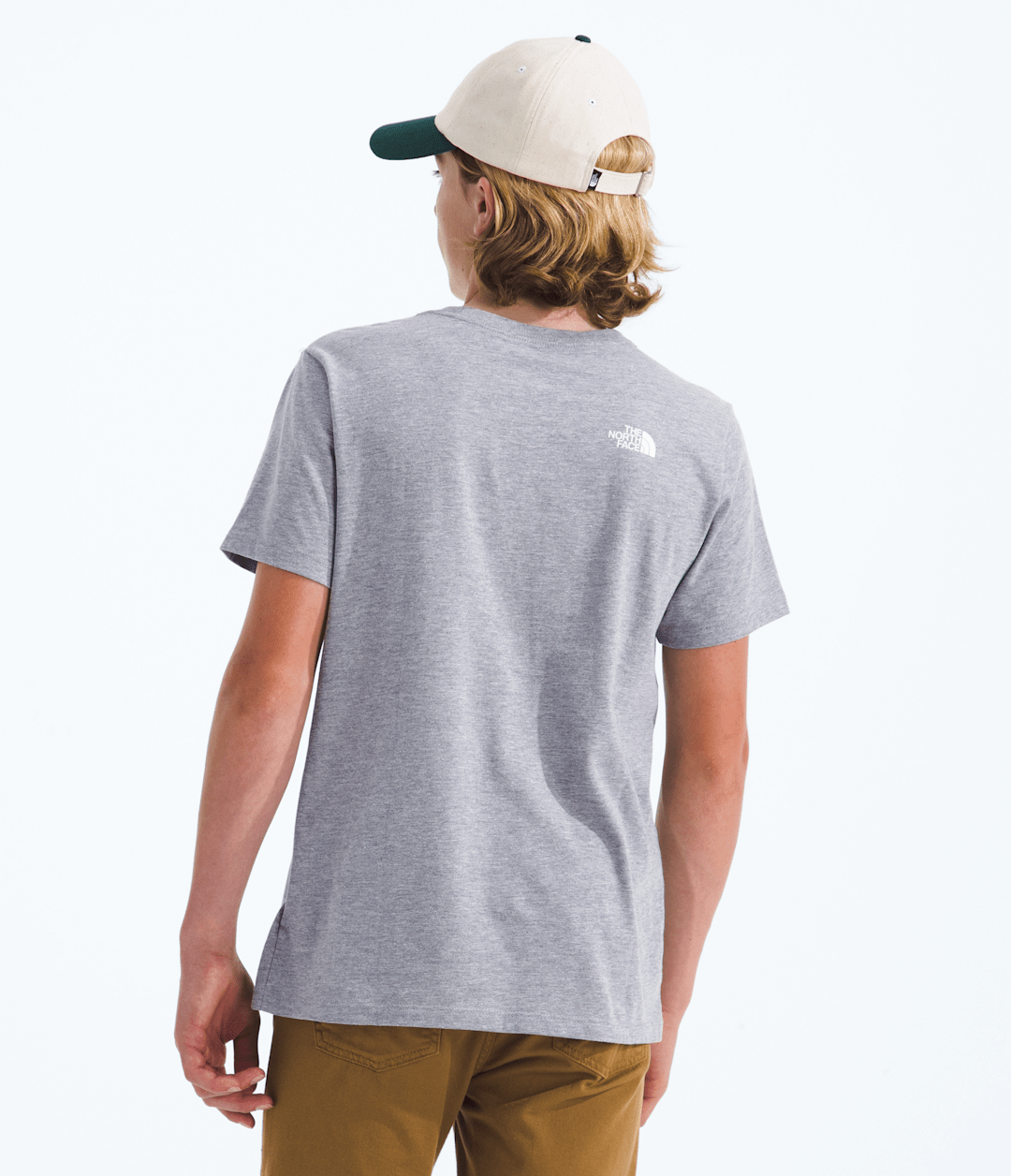 Boys’ & Girls’ Box NSE Novelty Short-Sleeve Tee—Graphic 2 - TNF Pale Grey Heather/Summit Gold Regenerative Ink Print