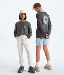 Boys’ & Girls’ Evolution Disconnect Long-Sleeve Tee—Graphic - Anthracite Grey