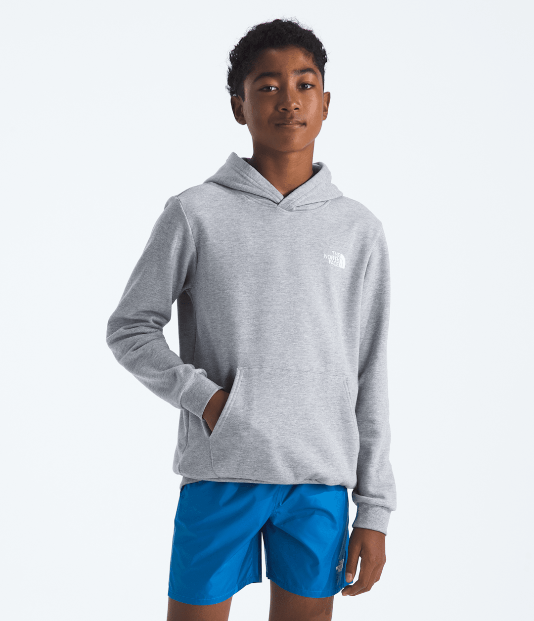 Boys’ & Girls’ Ember Fade Regular Hoodie - TNF Pale Grey Heather