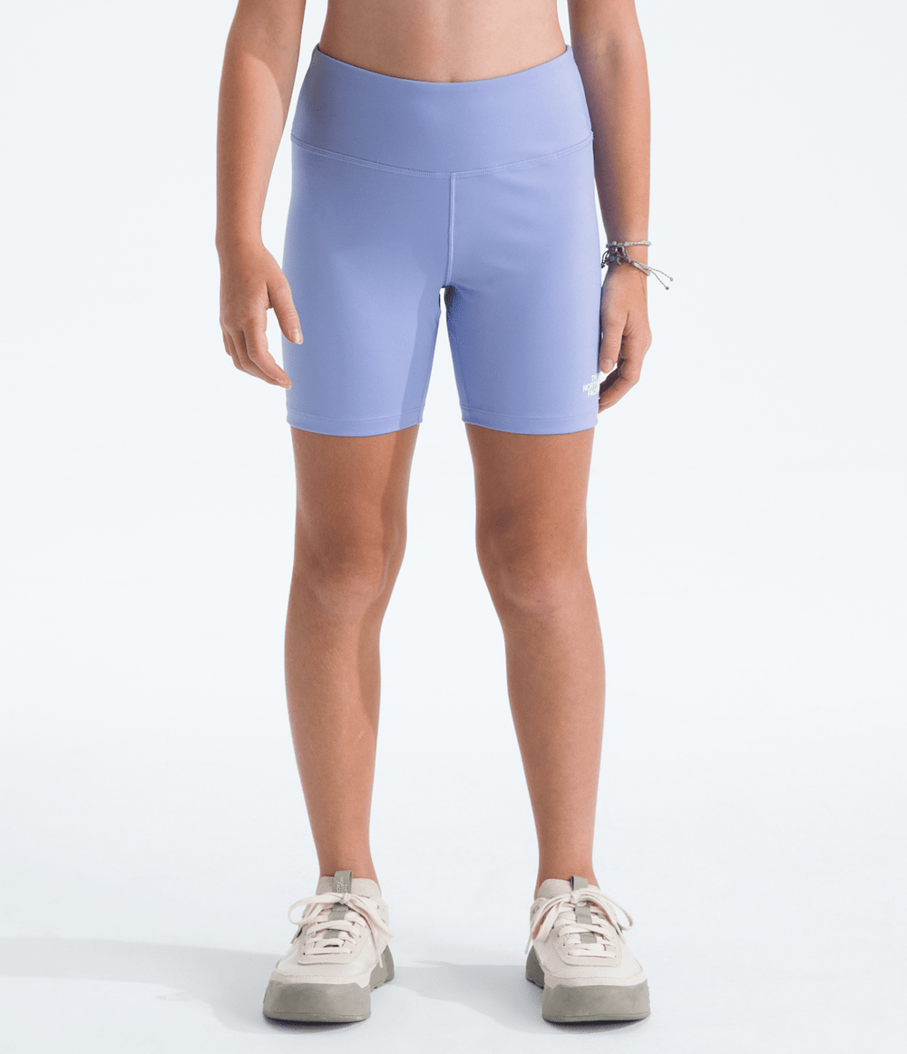 Girls’ Flex Tights Shorts—5'' - Periwinkle Glow