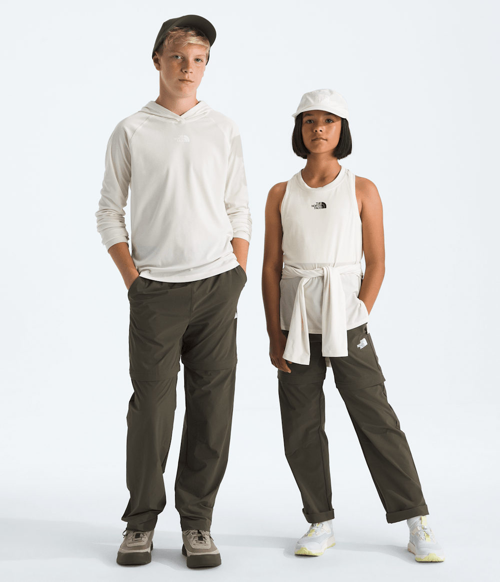 Boys’ & Girls’ Lightweight Convertible Hike Pants - New Taupe Green