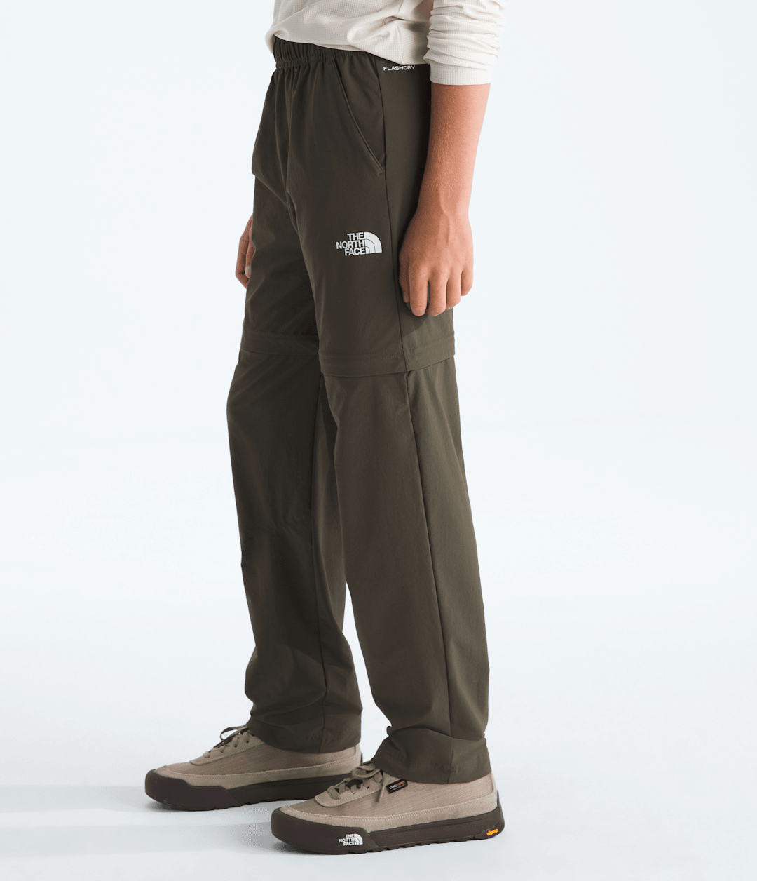 Boys’ & Girls’ Lightweight Convertible Hike Pants - New Taupe Green
