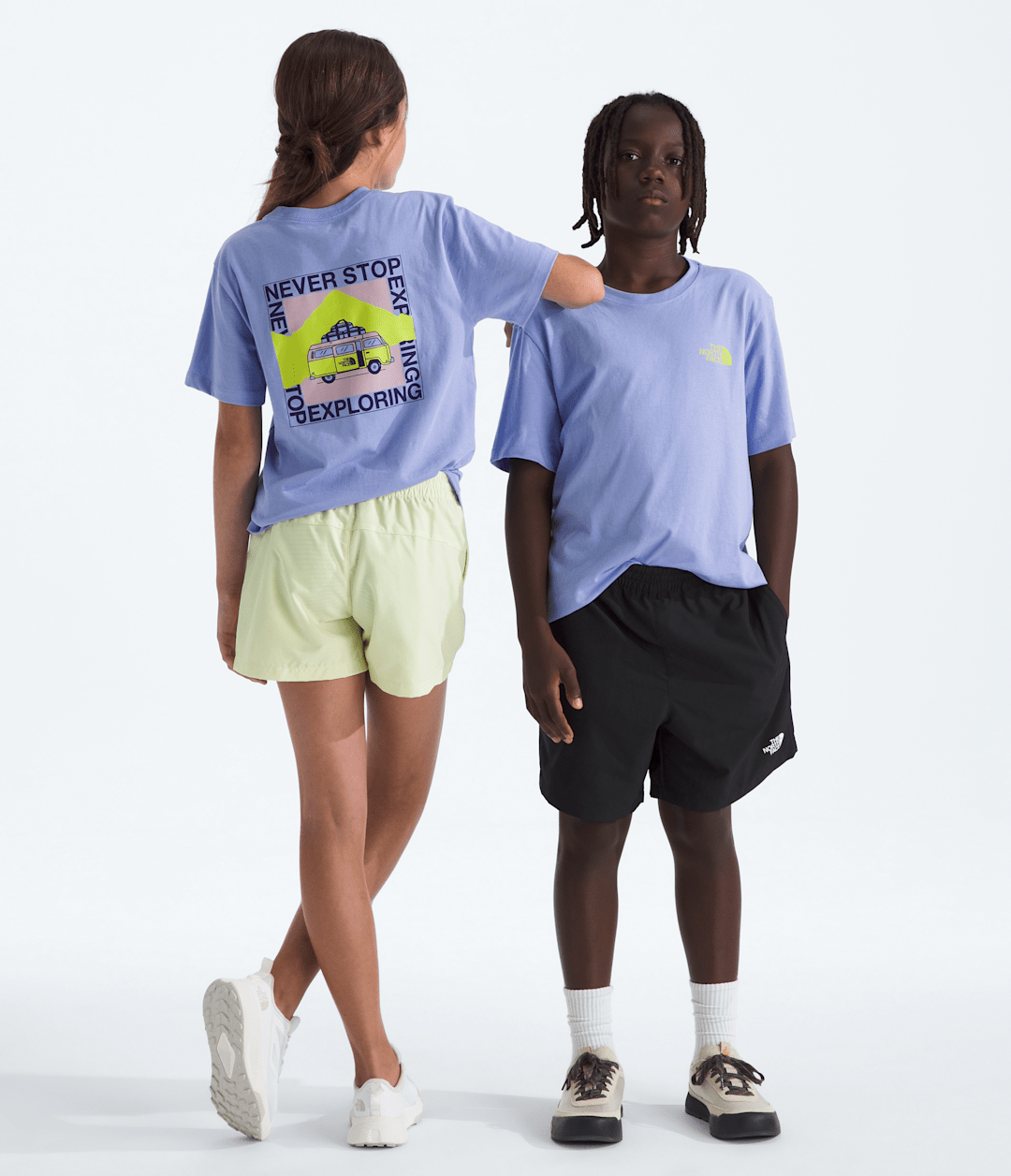 Boys’ & Girls’ Escape The City Regular Short-Sleeve Tee - Periwinkle Glow