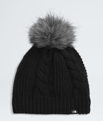 Kids’ Lined Oh Mega Fur Pom Beanie - TNF Black