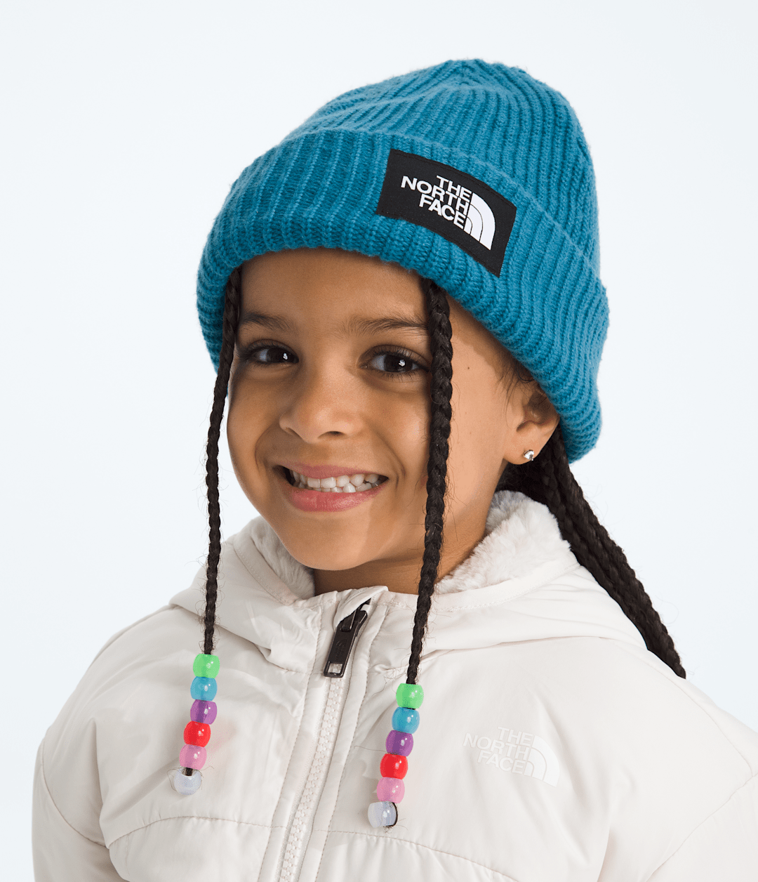 Kids’ Salty Lined Beanie - Dusk Blue