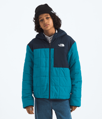 Boys’ Reversible Shasta Full-Zip Hooded Jacket - Dusk Blue/Summit Navy