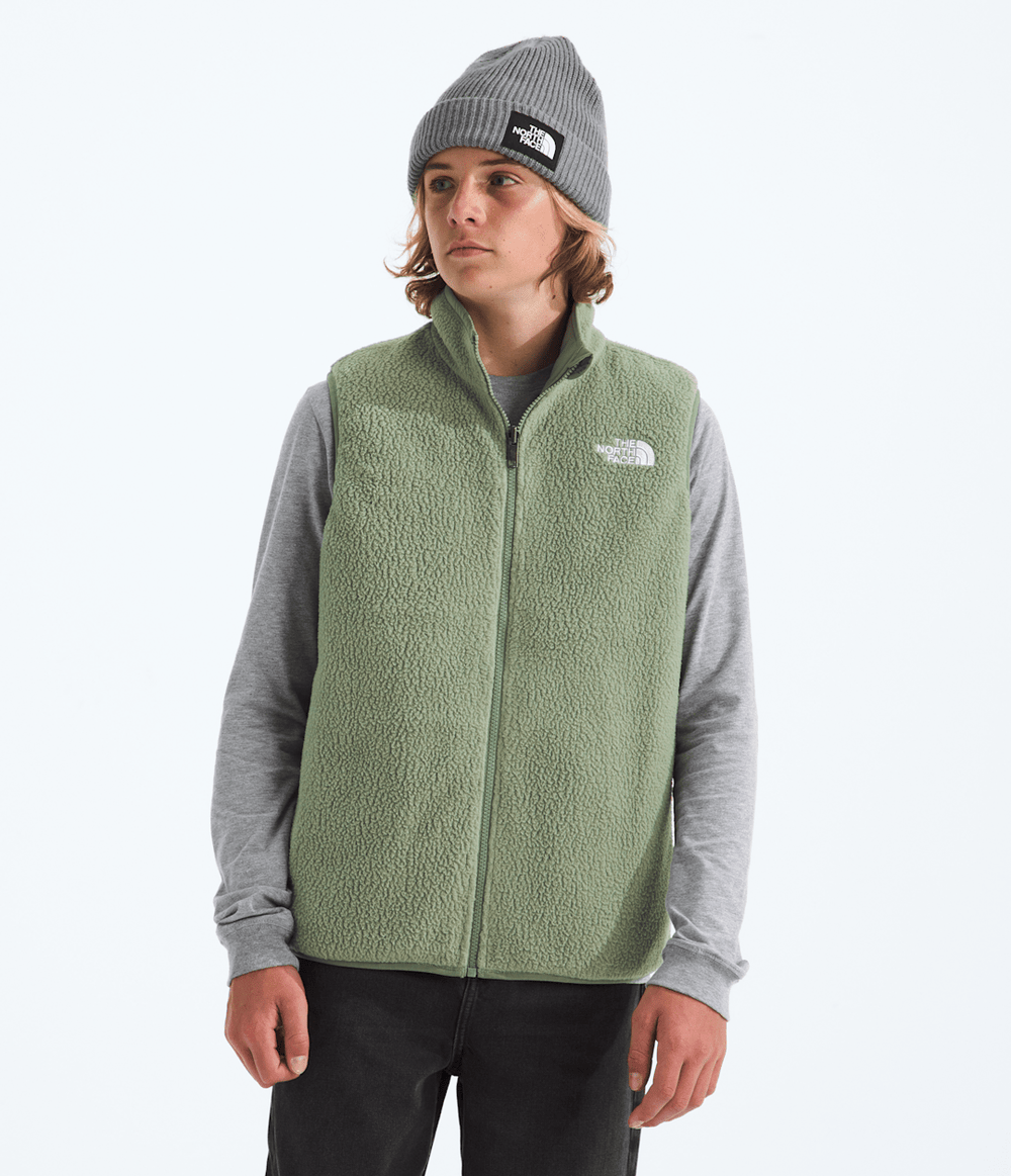 Boys’ Reversible Shasta Vest - New Taupe Green/Bark Mist