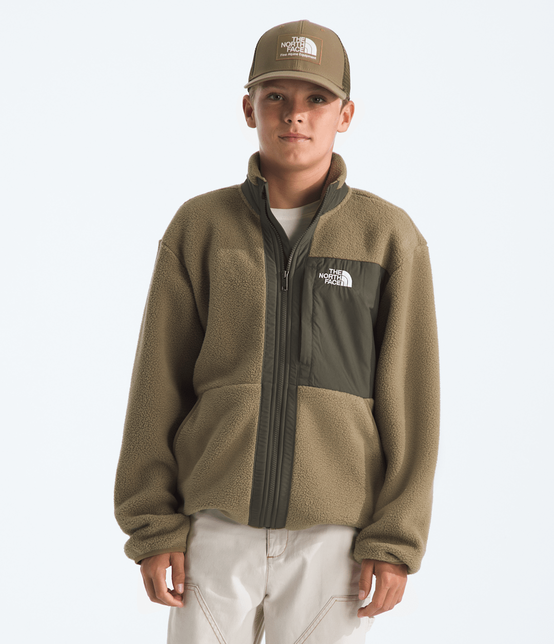 Boys’ Yumiori Full-Zip Jacket - Cedar/New Taupe Green