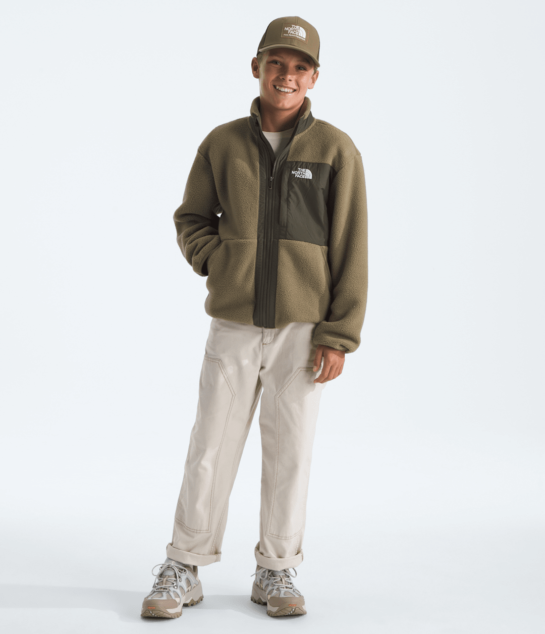 Boys’ Yumiori Full-Zip Jacket - Cedar/New Taupe Green