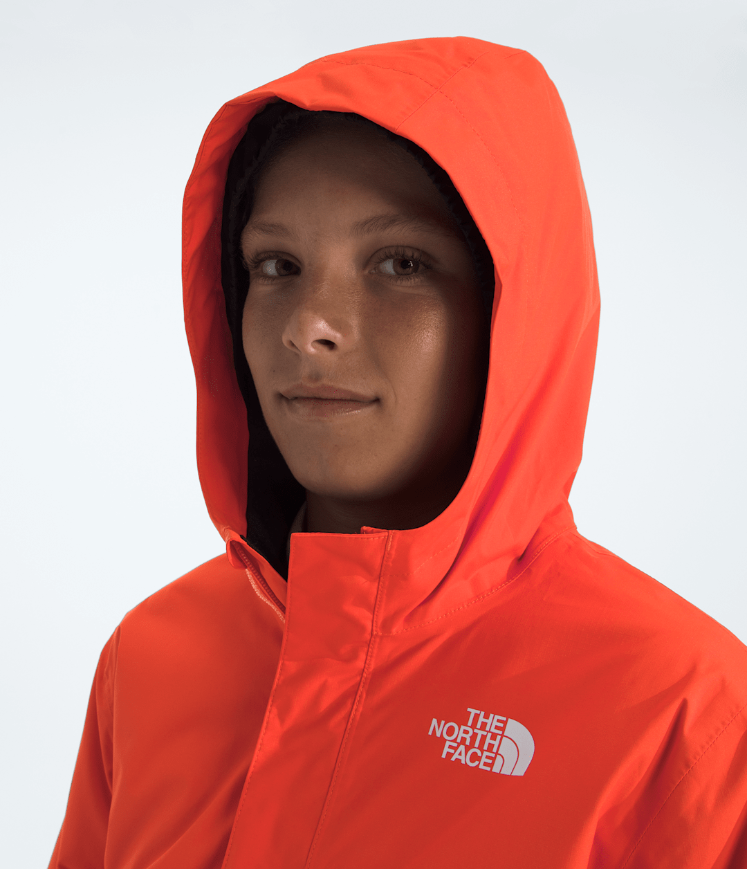 Boys’ Warm Antora Rain Jacket - Lava Red