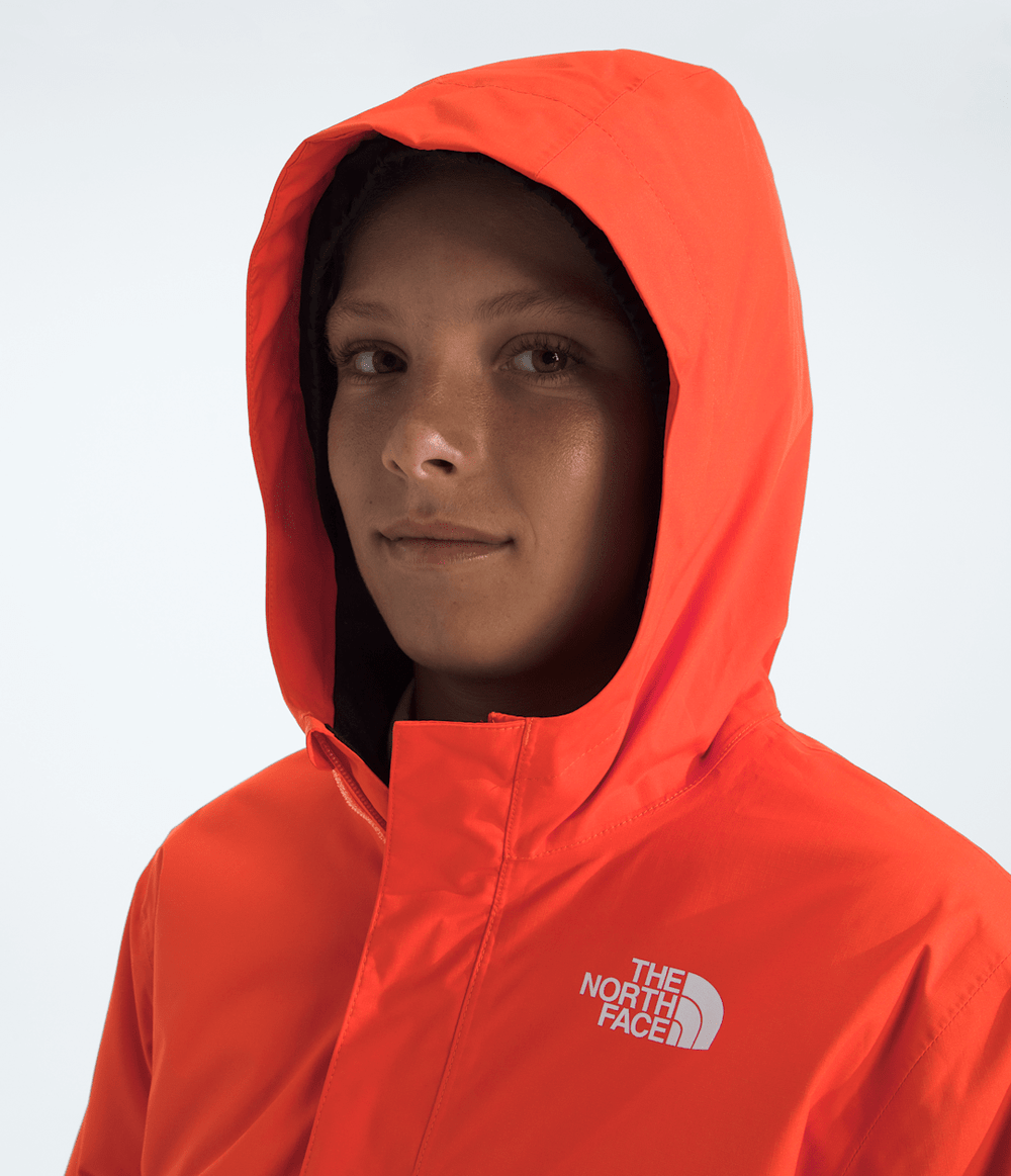 Boys’ Warm Antora Rain Jacket - Lava Red