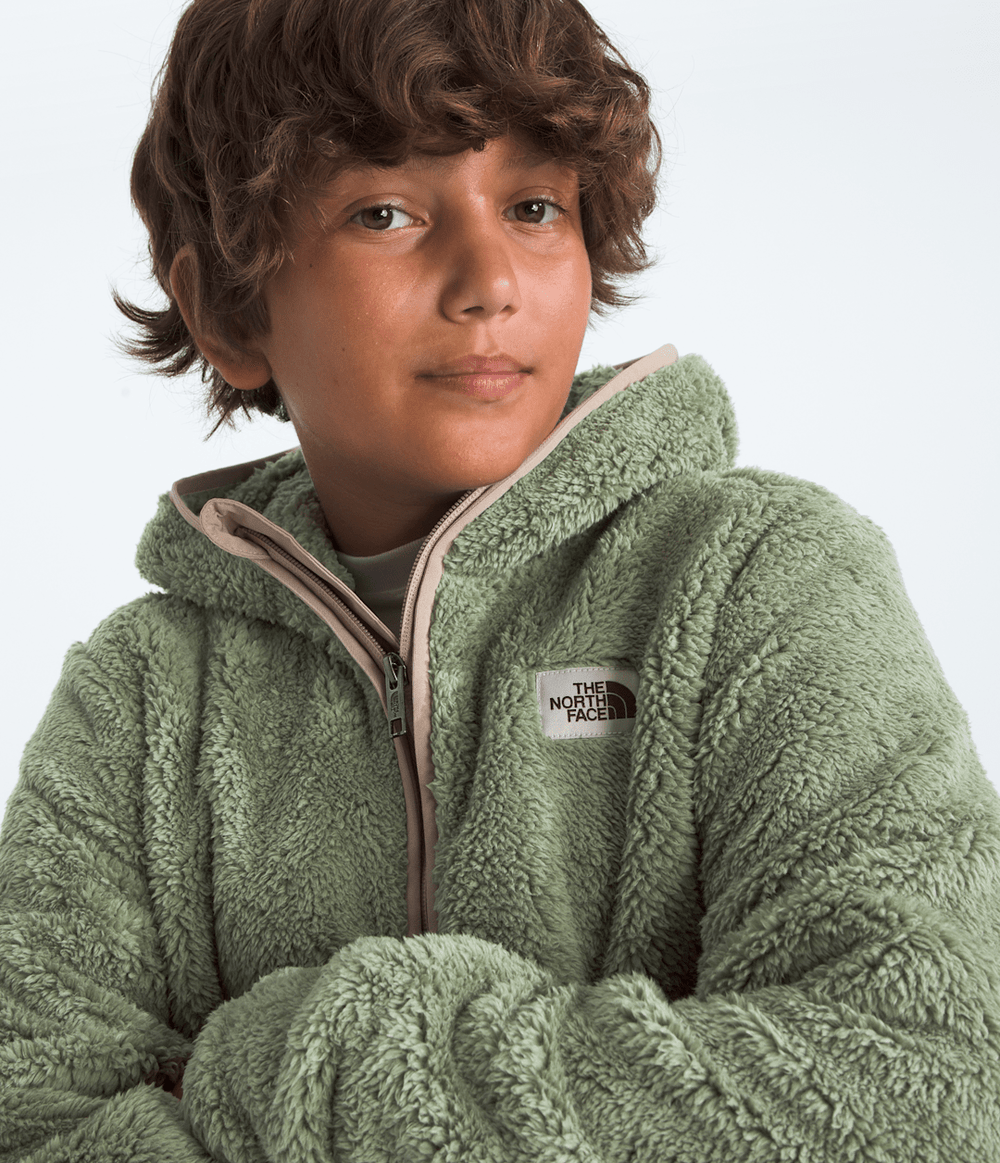 Boys’ Cabin Fleece Hoodie - Bark Mist/Mushroom Grey