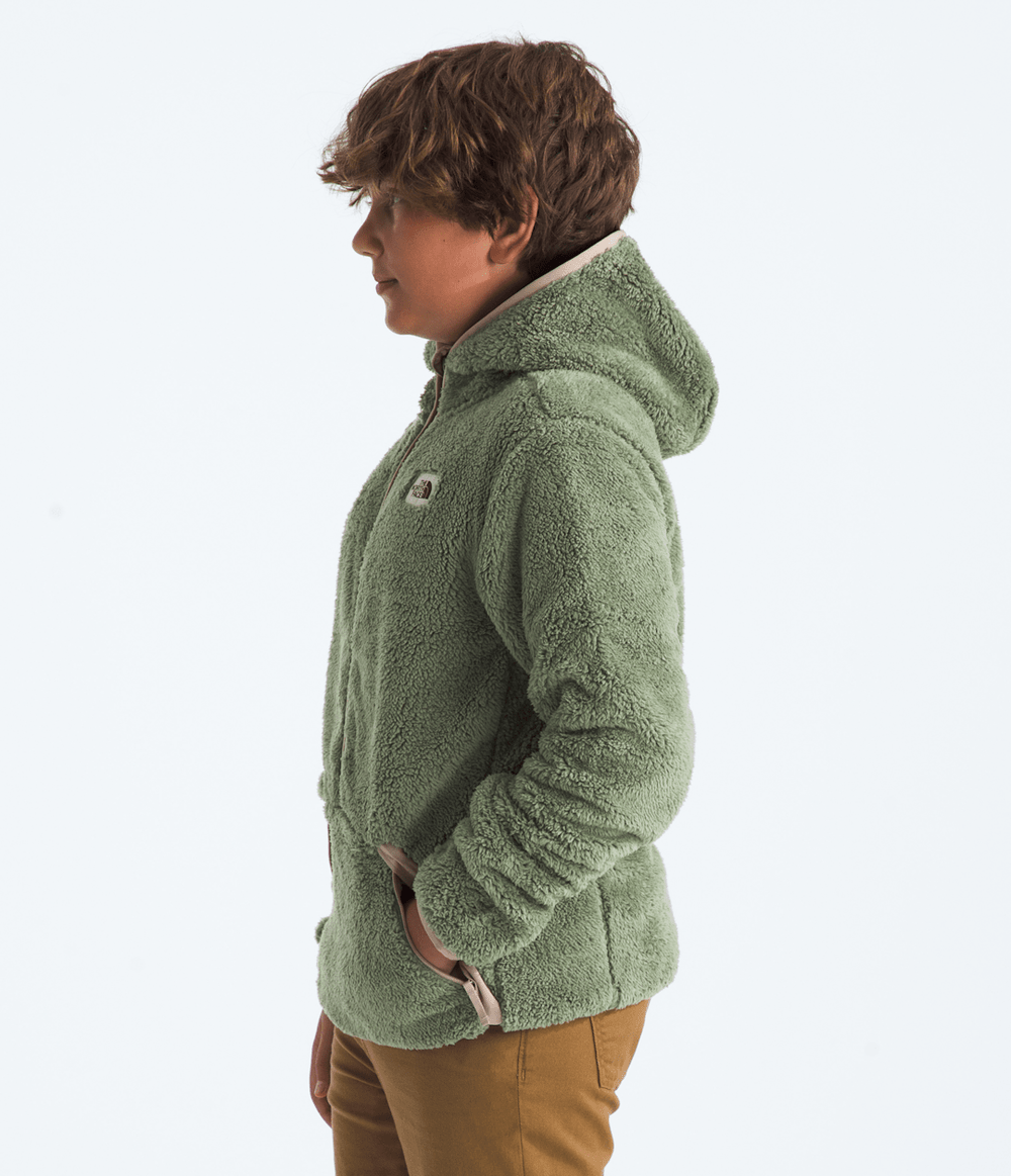 Boys’ Cabin Fleece Hoodie - Bark Mist/Mushroom Grey