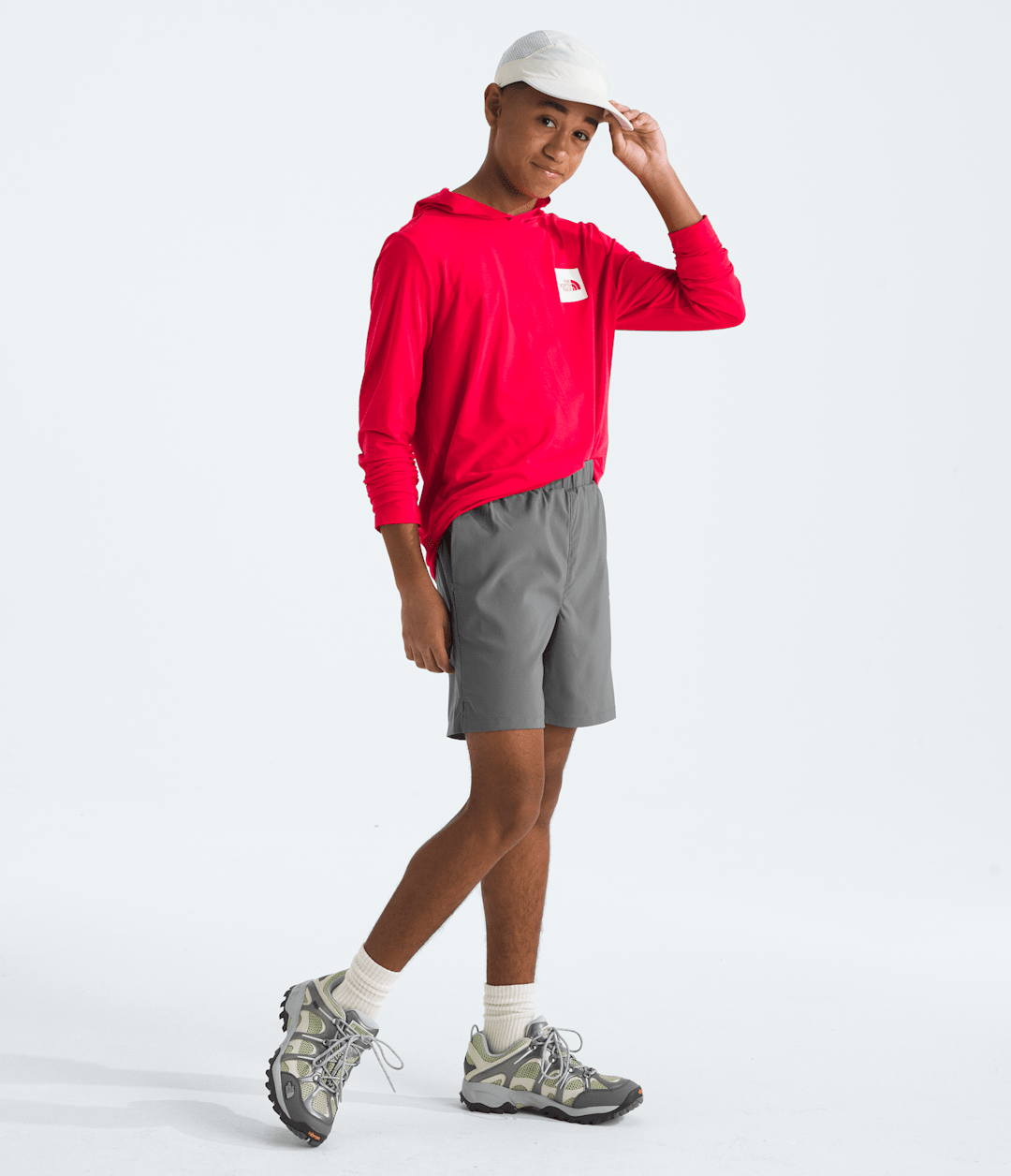 Boys’ On The Trail Shorts - Smoked Pearl