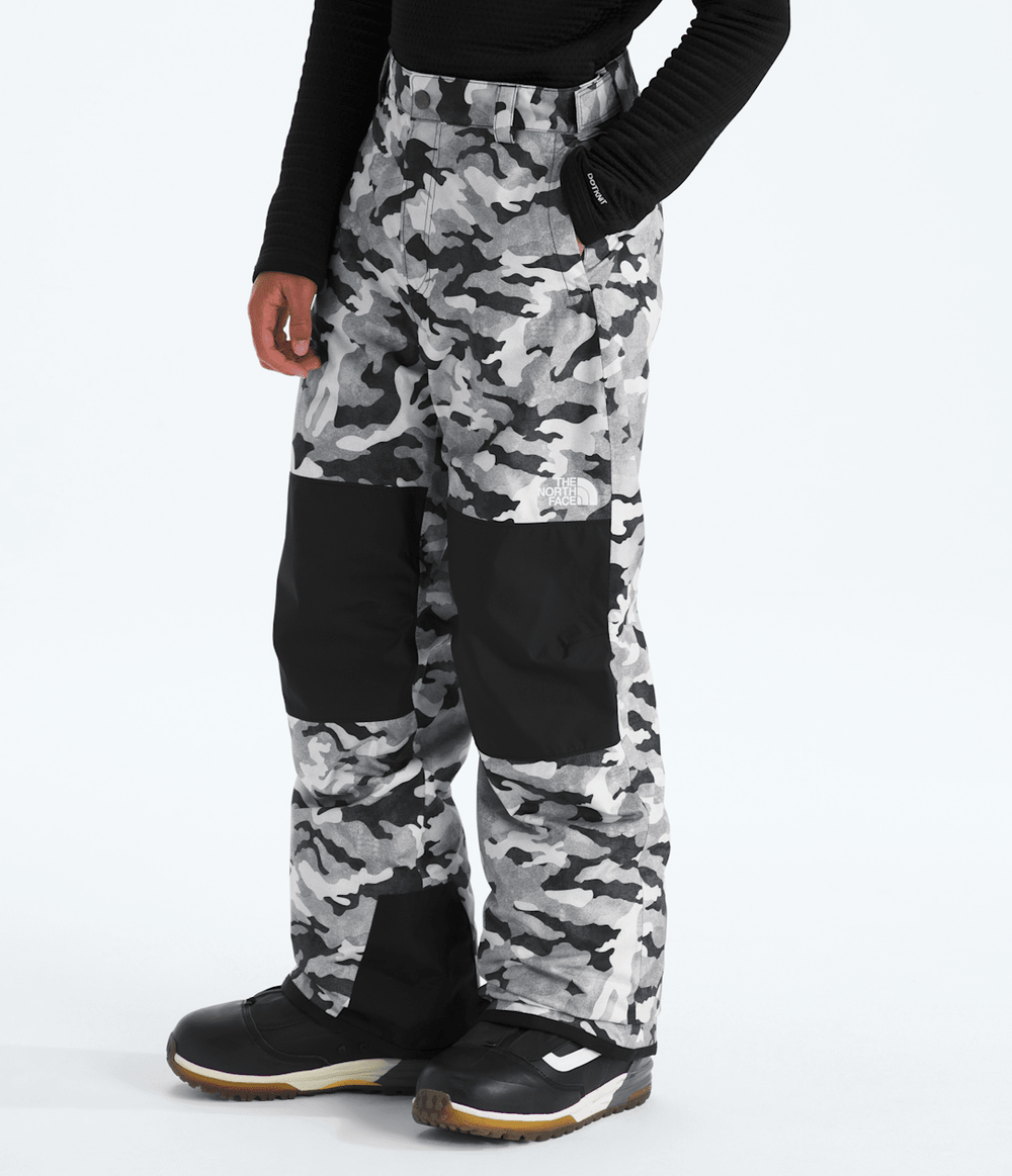 Boys’ Freedom Insulated Pants—Print - Smoked Pearl TNF Camo Small Print