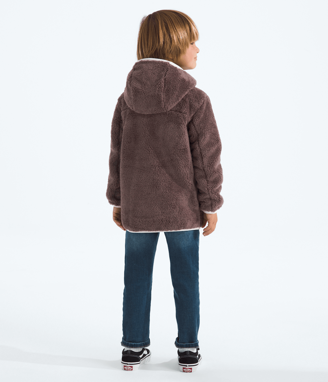 Kids’ Cabin Fleece Hoodie - Tawny Quartz/White Dune