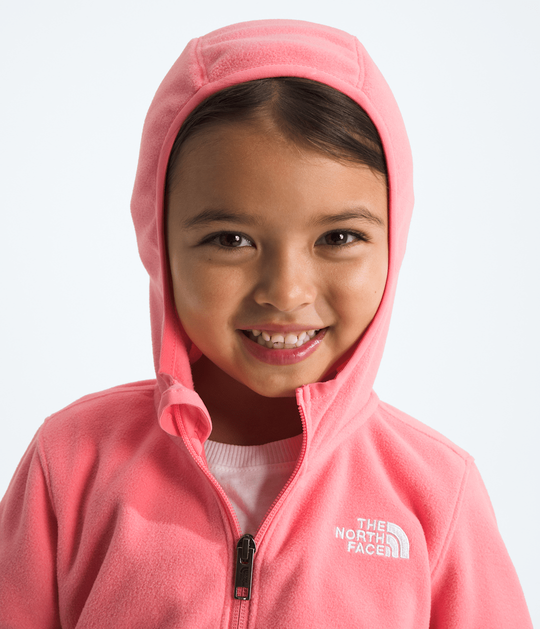 Kids’ Glacier Full-Zip Hoodie - Coral Crush