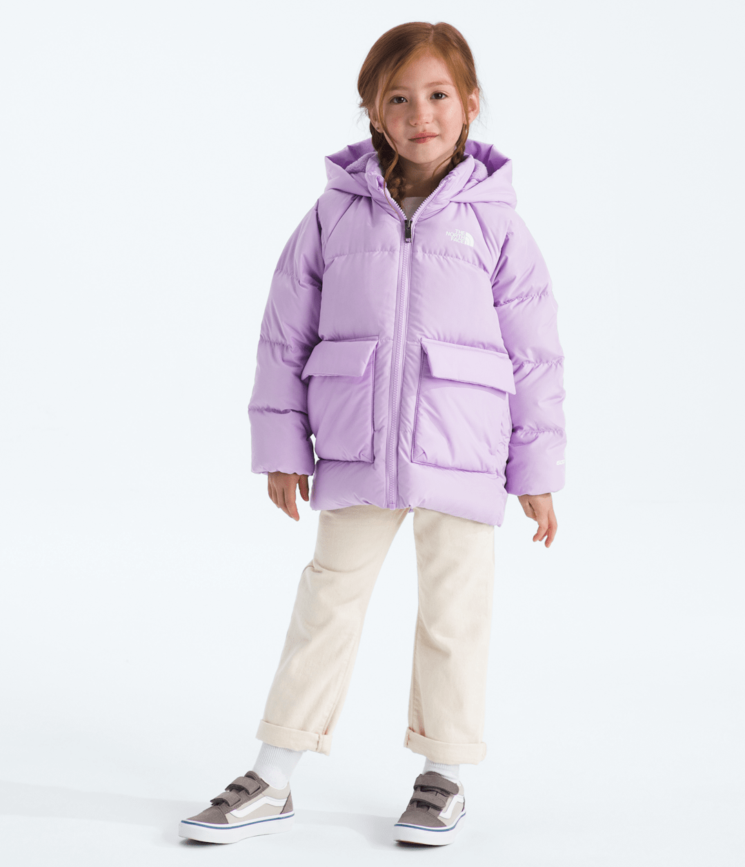 Kids’ North Down Fleece-Lined Parka - Lite Lilac
