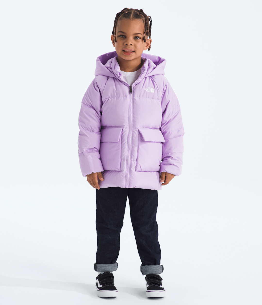 Kids’ North Down Fleece-Lined Parka - Lite Lilac