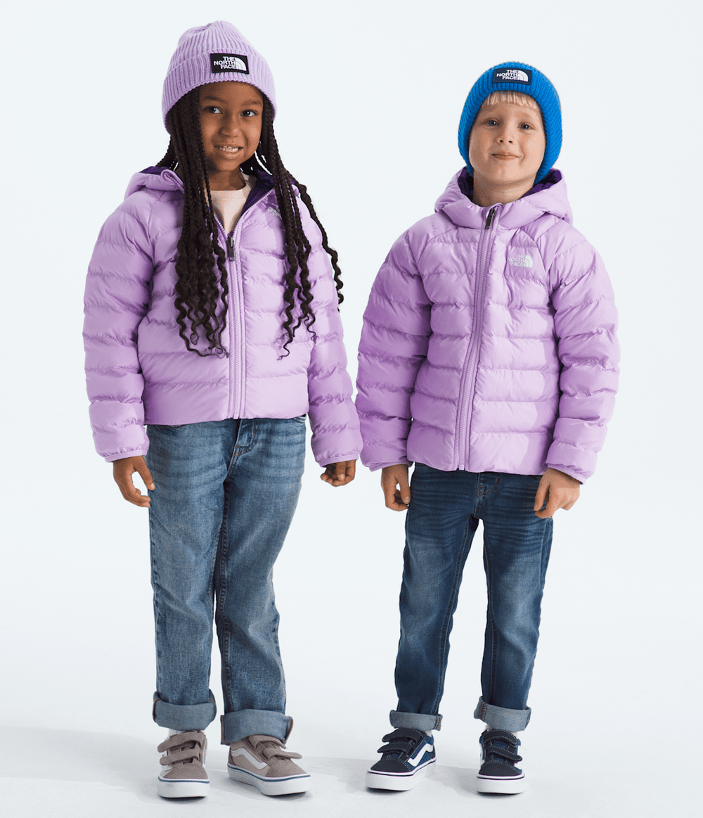Kids’ Reversible Perrito Hooded Jacket - Lite Lilac
