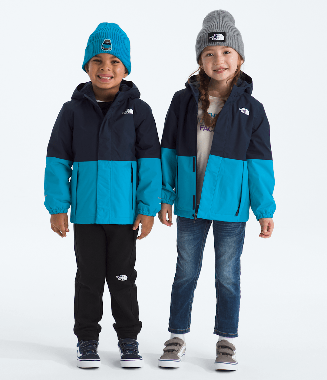 Kids’ Warm Antora Rain Jacket - Summit Navy/Meridian Blue