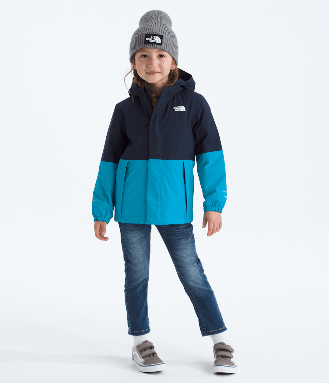 Kids’ Warm Antora Rain Jacket - Summit Navy/Meridian Blue
