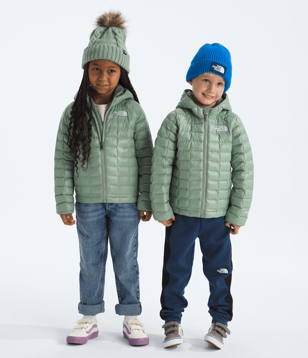 Kids’ THERMOBALL™ Hooded Jacket - Slate Moss