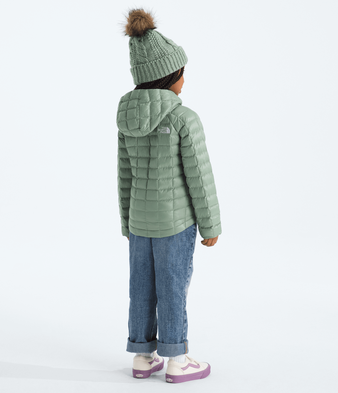 Kids’ THERMOBALL™ Hooded Jacket - Slate Moss