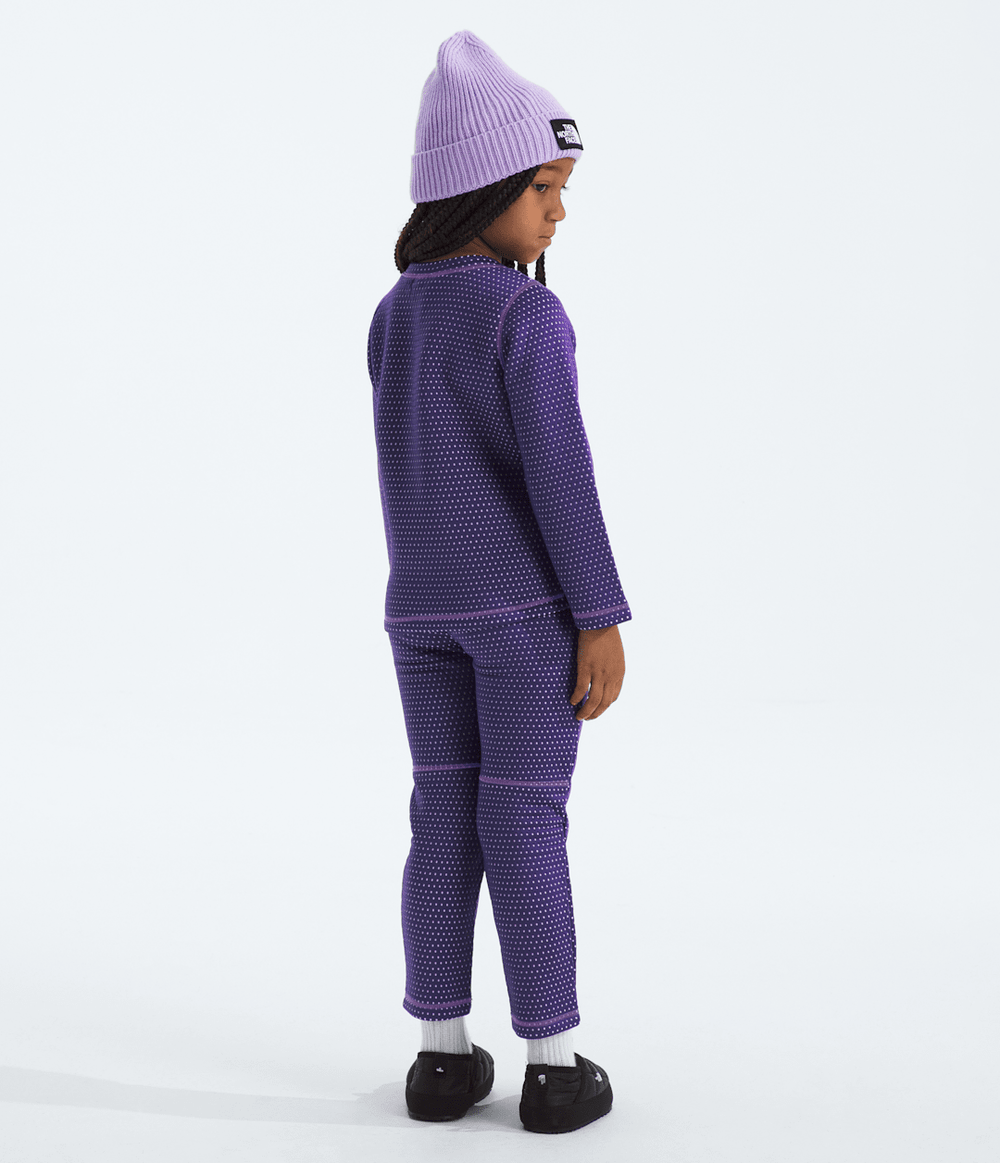 Kids’ DOTKNIT™ Thermal Set - Peak Purple