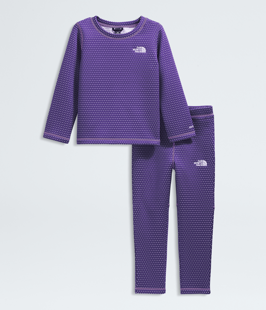 Kids’ DOTKNIT™ Thermal Set - Peak Purple