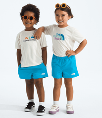 Kids’ Class V Shorts - Meridian Blue Logo Weather Topo Phantom Print