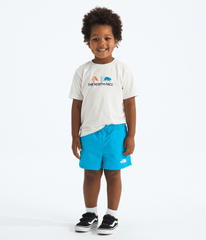 Kids’ Class V Shorts - Meridian Blue Logo Weather Topo Phantom Print