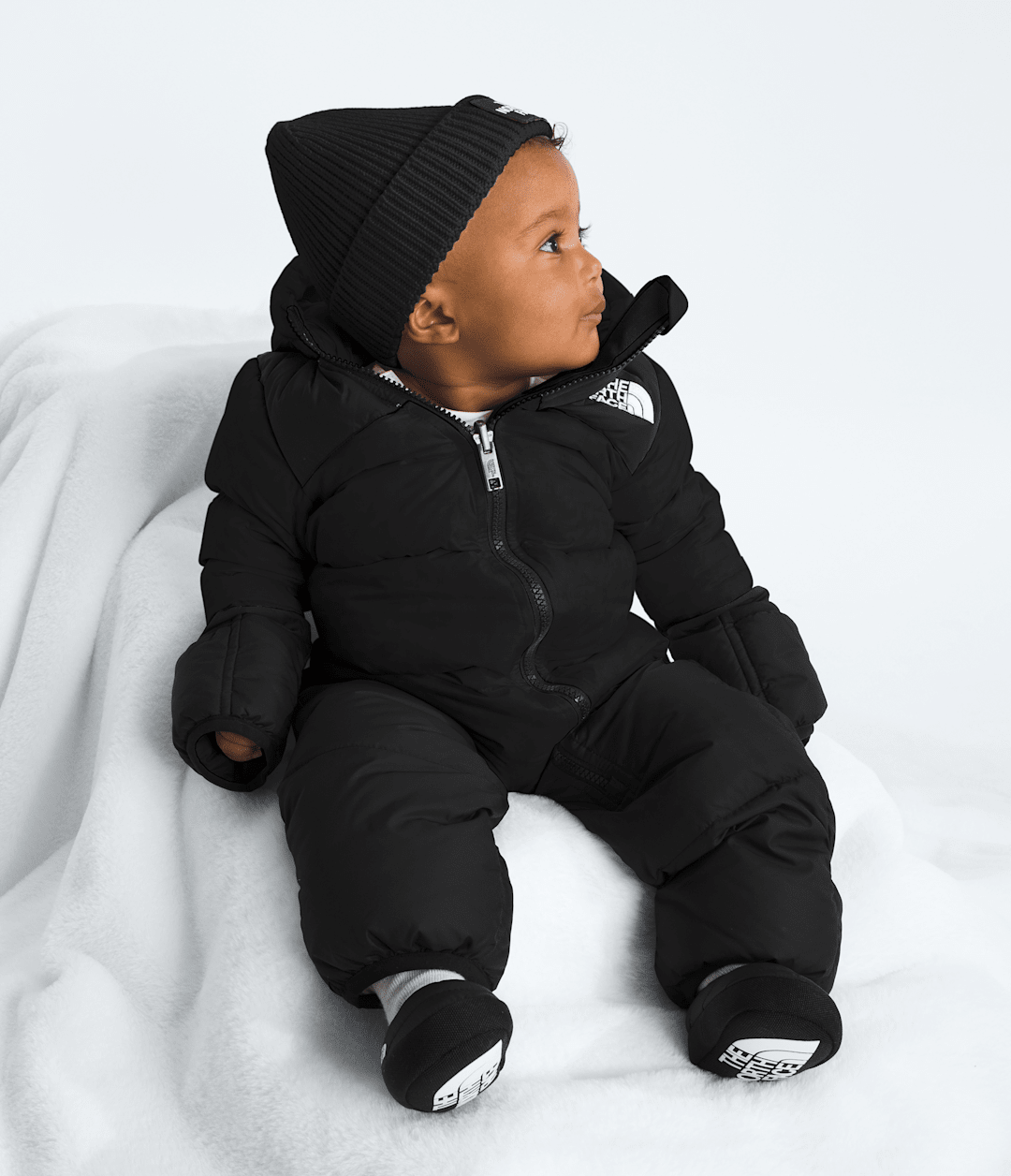 Baby 1996 Retro Nuptse One-Piece - TNF Black/Recycled Down