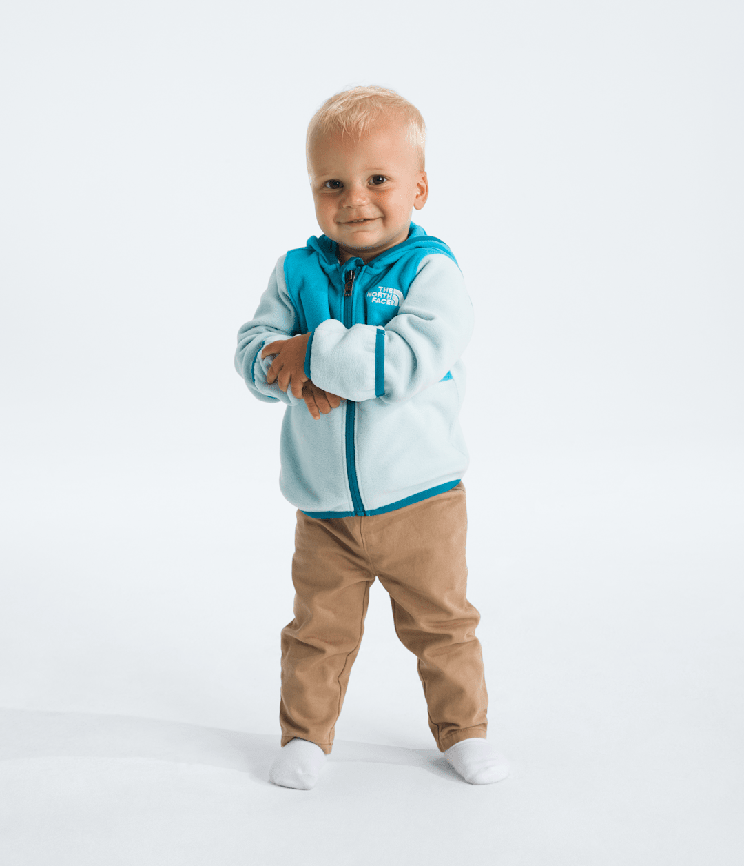 Baby Glacier Full-Zip Hoodie - Meridian Blue/Polar Haze