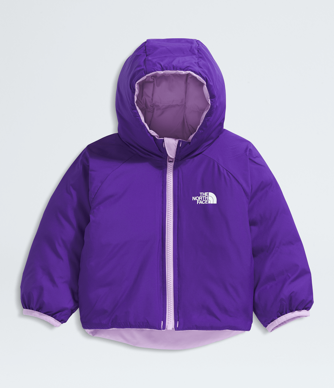 Baby Reversible Perrito Hooded Jacket - Lite Lilac