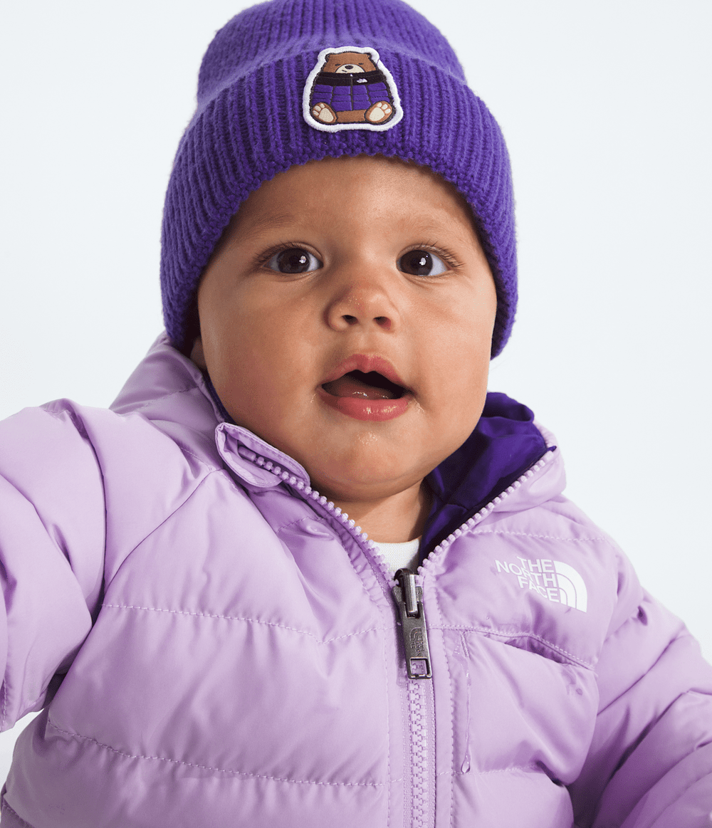 Baby Reversible Perrito Hooded Jacket - Lite Lilac