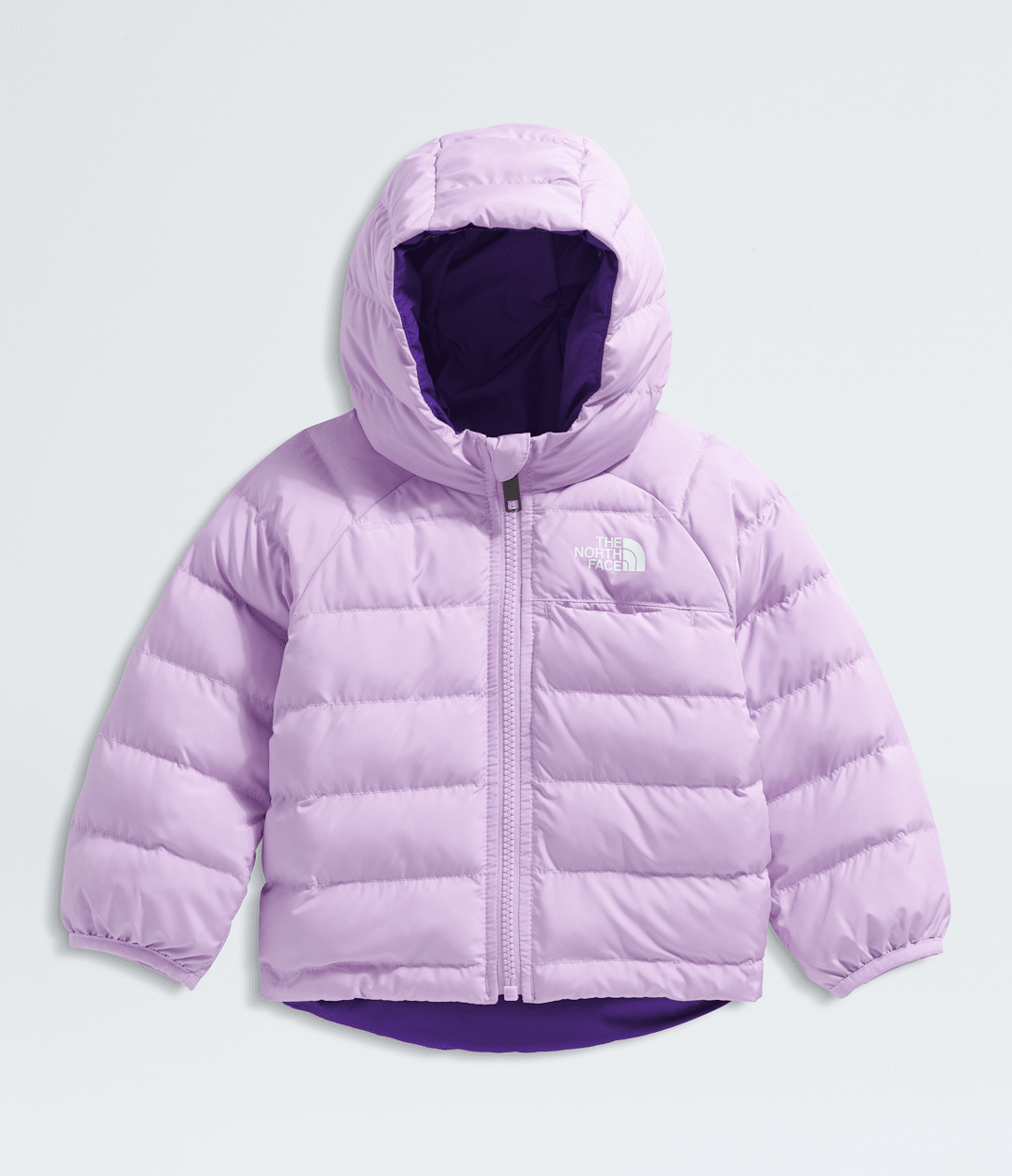 Baby Reversible Perrito Hooded Jacket - Lite Lilac