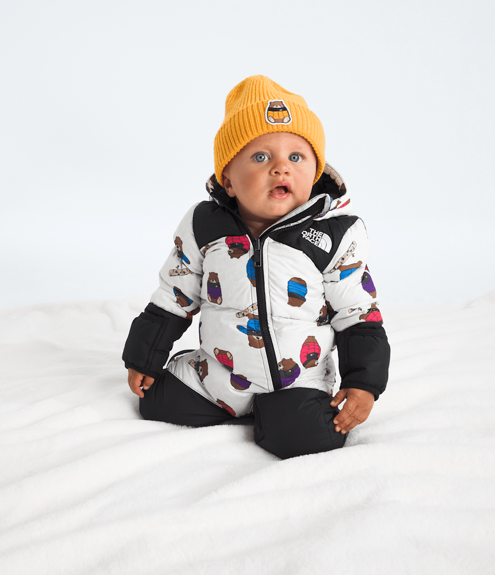 Baby 1996 Retro Nuptse One-Piece—Print - Nuptse Bears Print TNF White